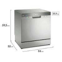 Lava-Louças Electrolux 8 Serviços Inox com Função Higienizar (LL08S) - 2
