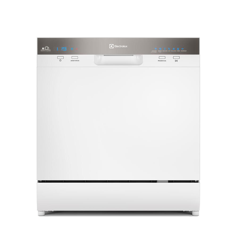 Lava-Louças Electrolux 8 Serviços Branco com Função Higienizar (LL08B) - 1