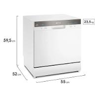 Lava-Louças Electrolux 8 Serviços Branco com Função Higienizar (LL08B) - 2