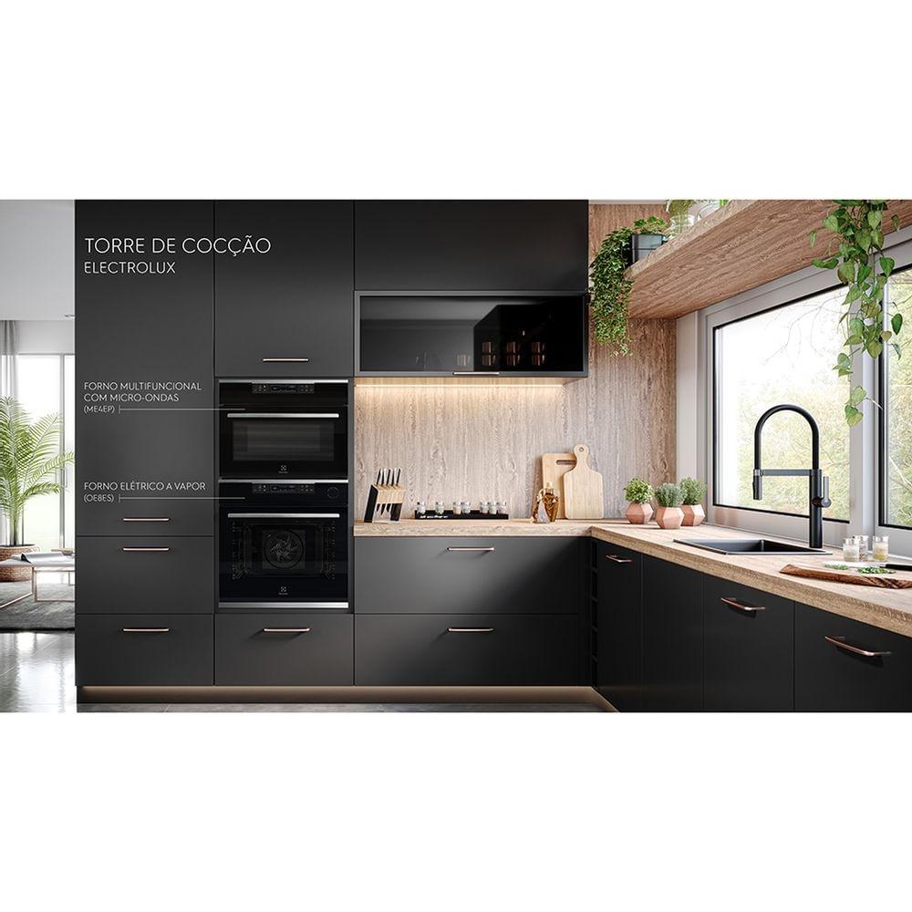 Forno de Embutir Electrolux Elétrico 72L a Vapor com FoodSensor Preto (OE8ES) - 6