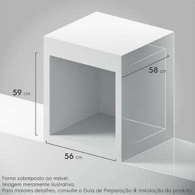 Forno de Embutir Elétrico Electrolux 80L Expert Pro Series com VaporCrisp e Wi-fi (OE9XB)