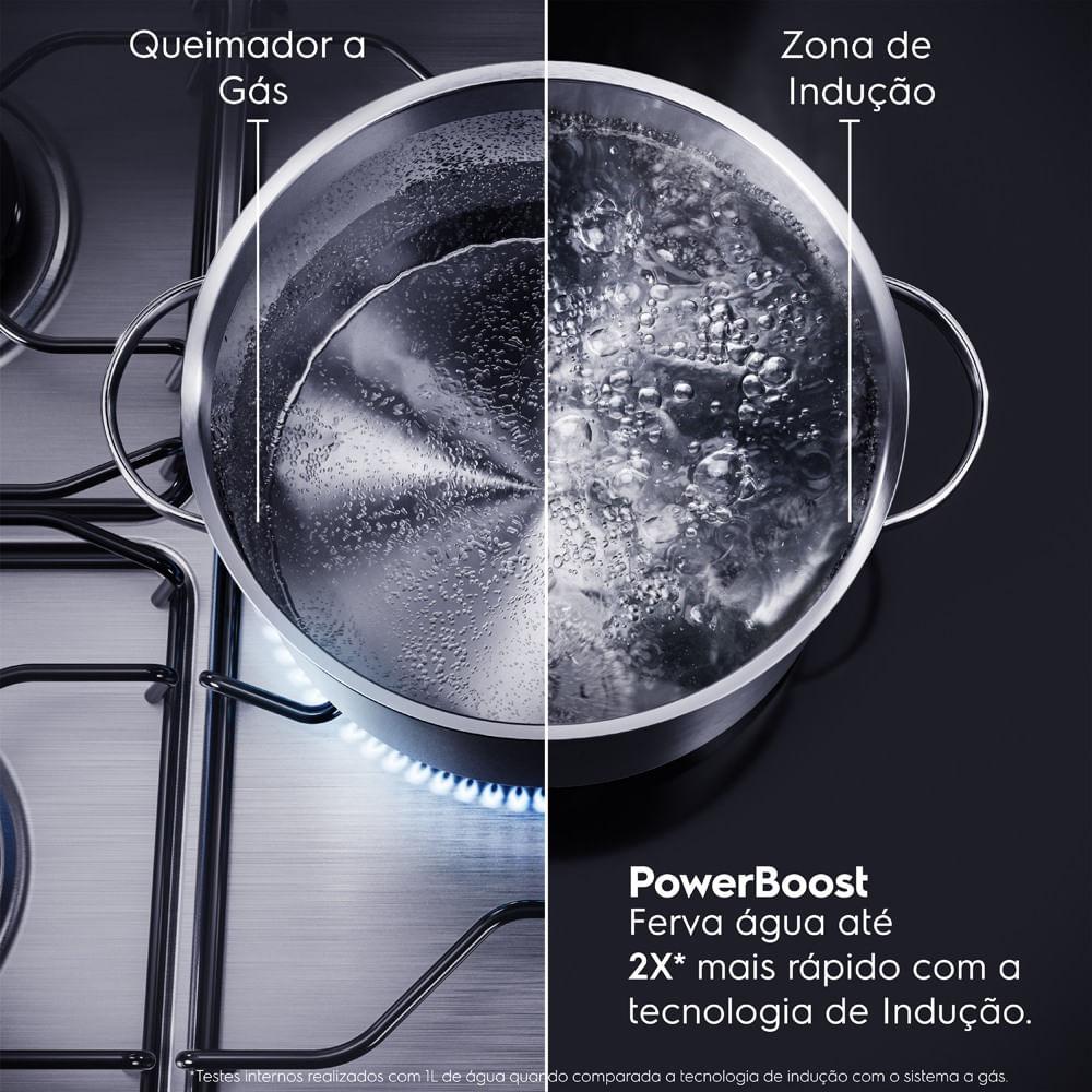 Cooktop 2 Bocas de Indução Electrolux Efficient 2 em 1 com Powerboost (IE3LP) - 5