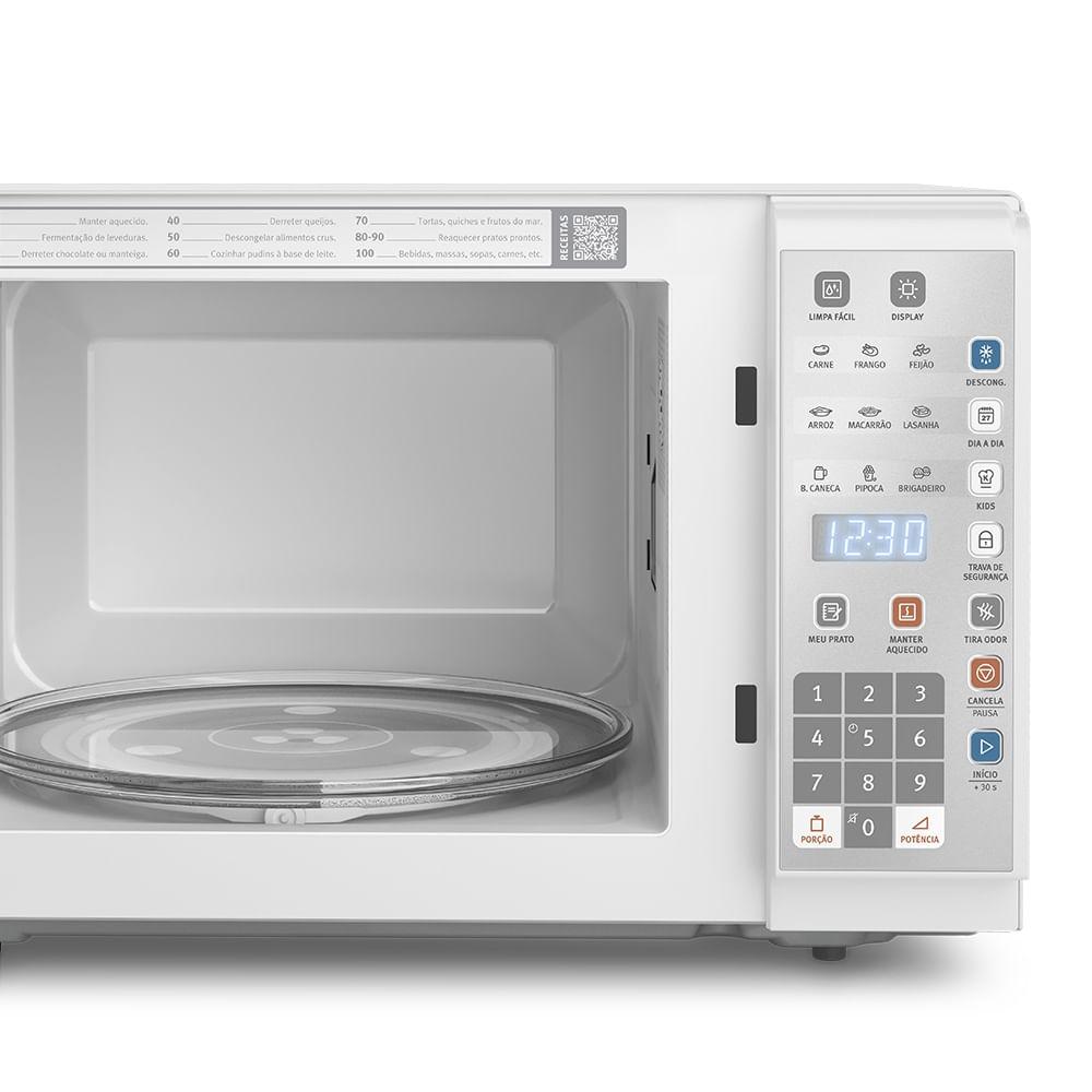 Micro-ondas Electrolux 31L Branco com Painel Integrado e Display Econômico (MI41T) - 4