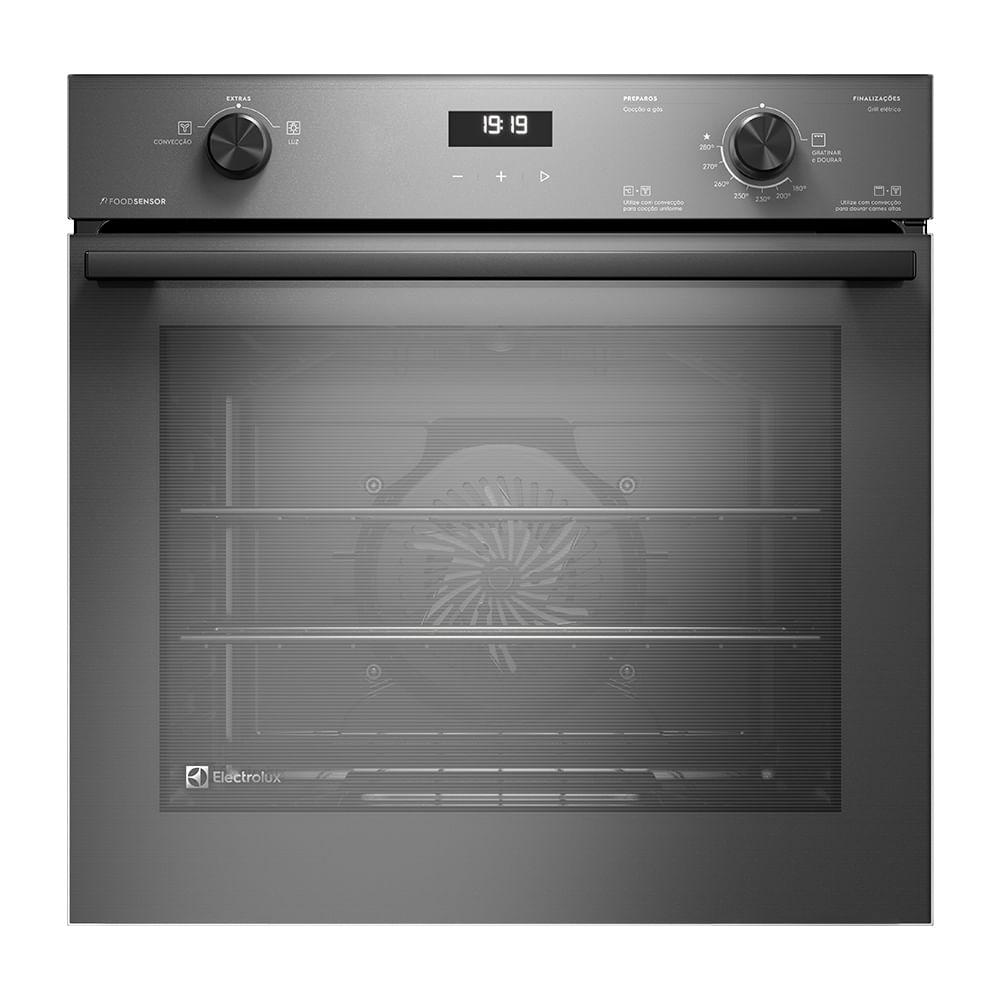 Forno de Embutir Electrolux a Gás 80L Experience com FoodSensor Cinza (OE8GF) - 1