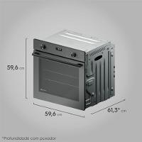 Forno de Embutir Electrolux a Gás 80L Experience com FoodSensor Cinza (OE8GF) - 2