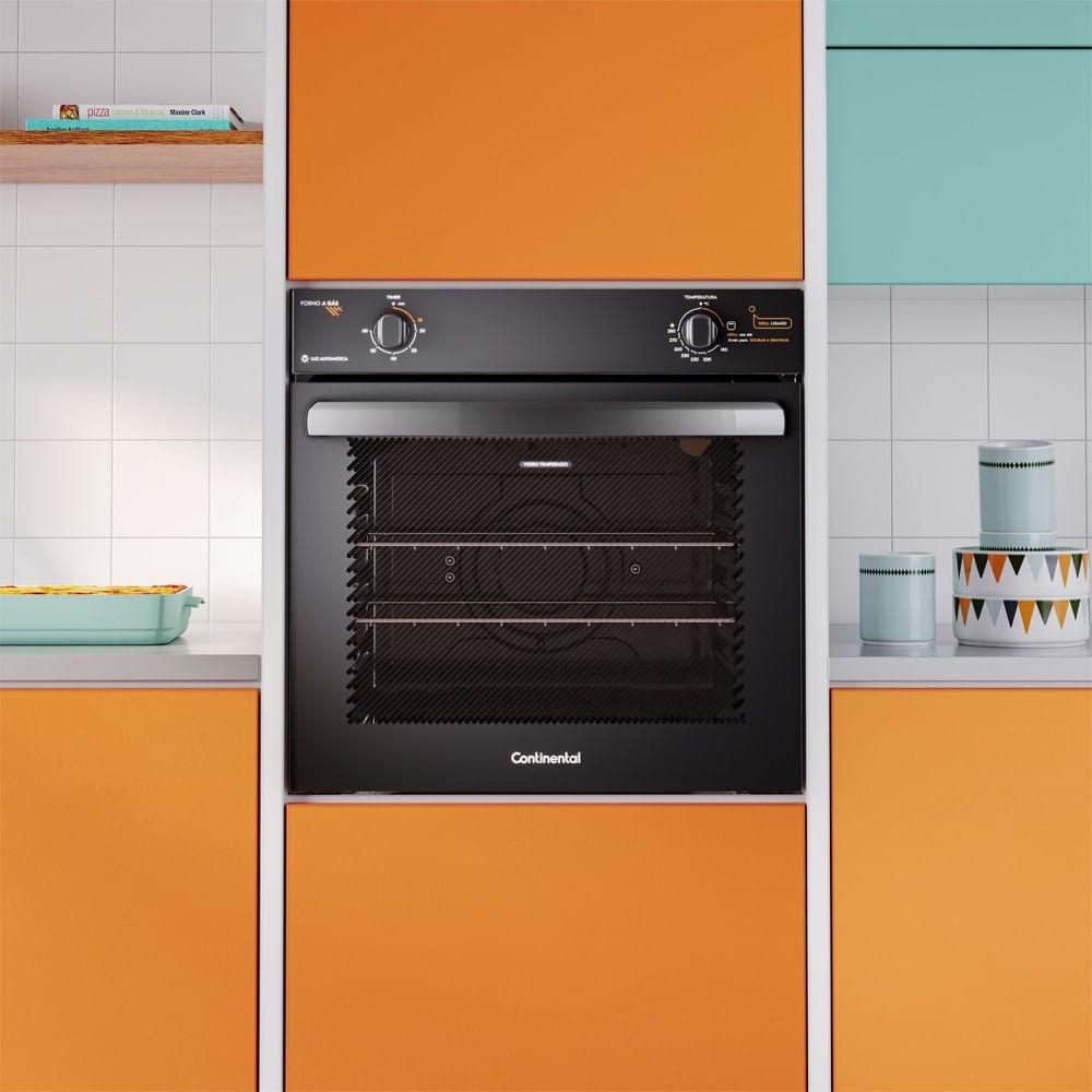 Forno de Embutir a Gás Continental 80L com TOPLimpaFácil (OC8GM) - 8