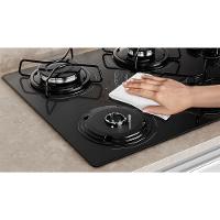 Cooktop 4 Bocas Continental a Gás de Vidro  Temperado Preto (KC4GP) - 6