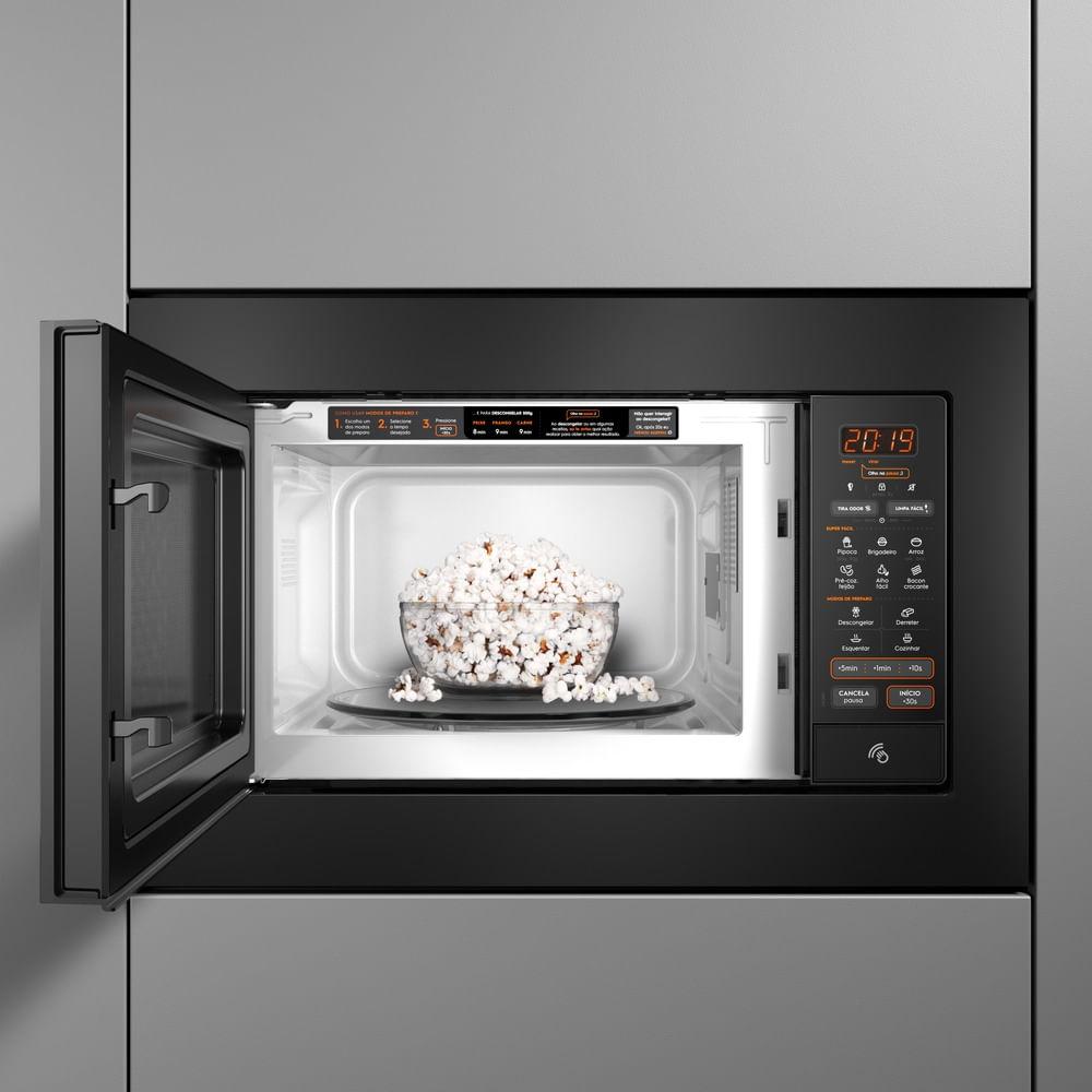 Micro-ondas de Embutir Continental 27L Preto com Função Tira Odor (MC2EP) - 6
