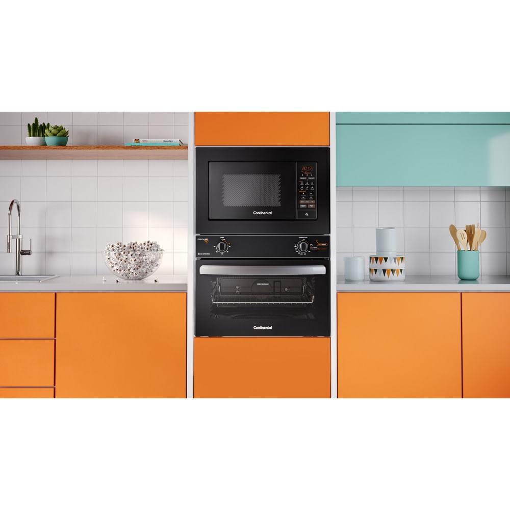 Micro-ondas de Embutir Continental 27L Preto com Função Tira Odor (MC2EP) - 9