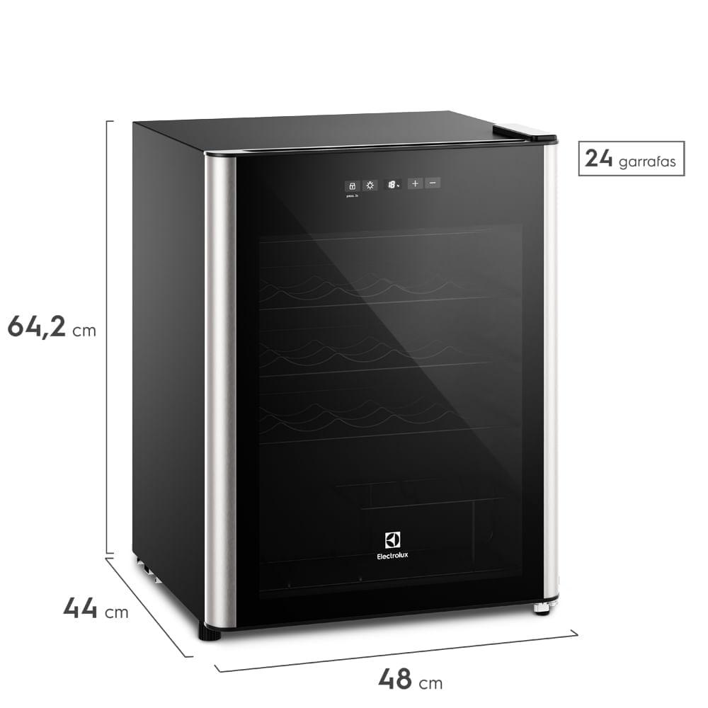Adega de Vinho Climatizada Electrolux 24 Garrafas Uma Porta com Painel Digital (WSF24) - 2