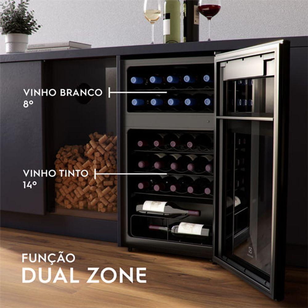 Adega de Vinho Climatizada Electrolux 29 Garrafas com Dual Zone e Painel Digital (WDF29) - 6
