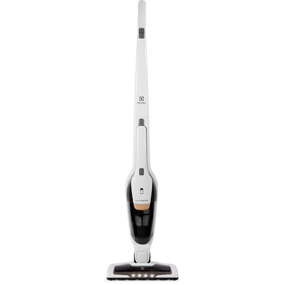 Aspirador de Pó Vertical Sem Fio Electrolux Ergorapido 2 em 1 Luz LED até 35 min Branco (ERG25B) - 1