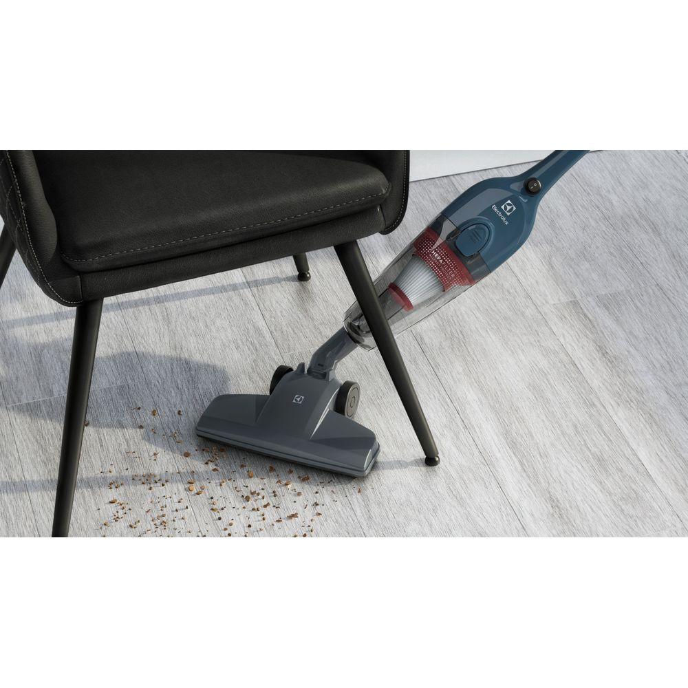 Aspirador de Pó Vertical com Fio Electrolux 1100W 2 em 1 Filtro HEPA Azul (STK13A) - 6