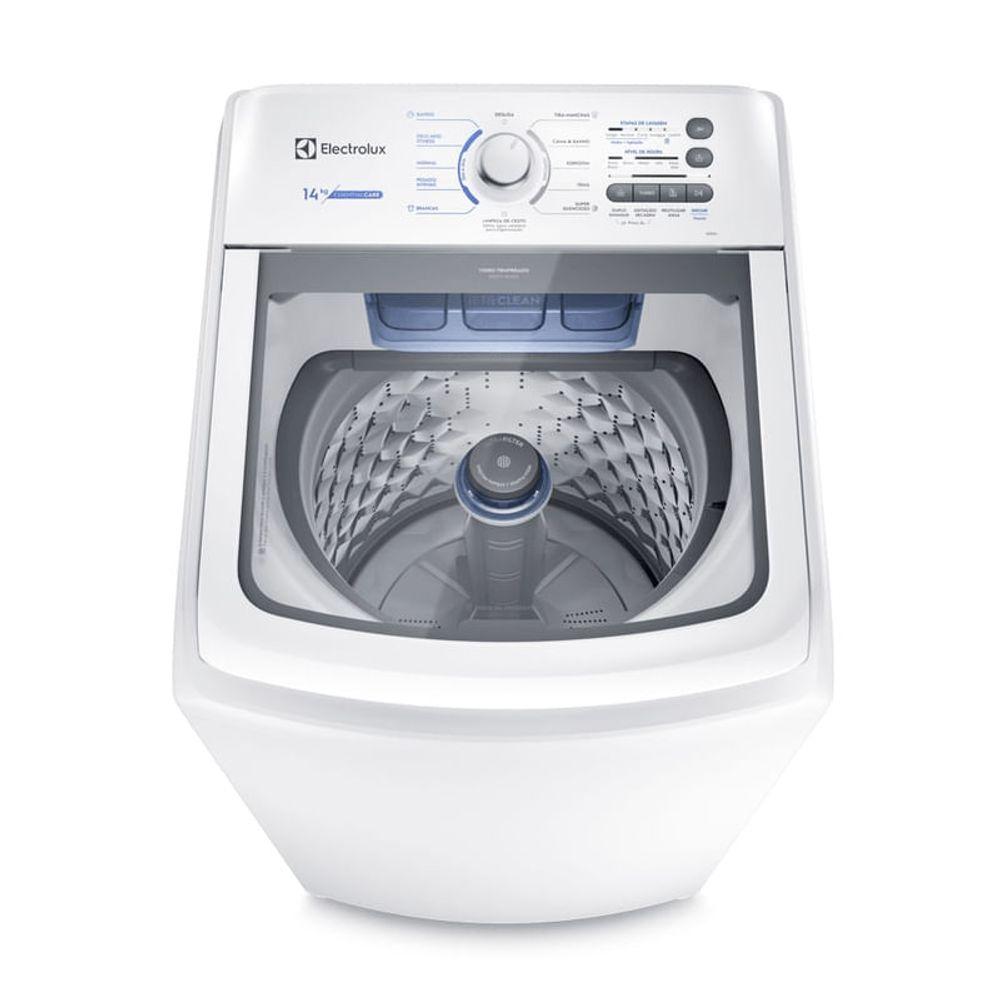 Máquina de Lavar Electrolux 14kg Branca Essential Care com Cesto Inox e Jet&Clean (LED14) - 1