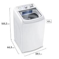 Máquina de Lavar Electrolux 14kg Branca Essential Care com Cesto Inox e Jet&Clean (LED14) - 3
