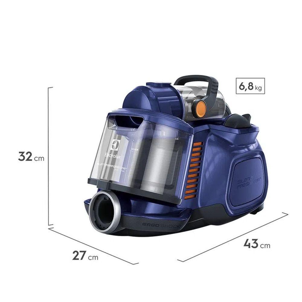 Aspirador de Pó sem Saco Electrolux 1200W Cyclonic Silencioso com Filtro HEPA Azul (CY01) - 2