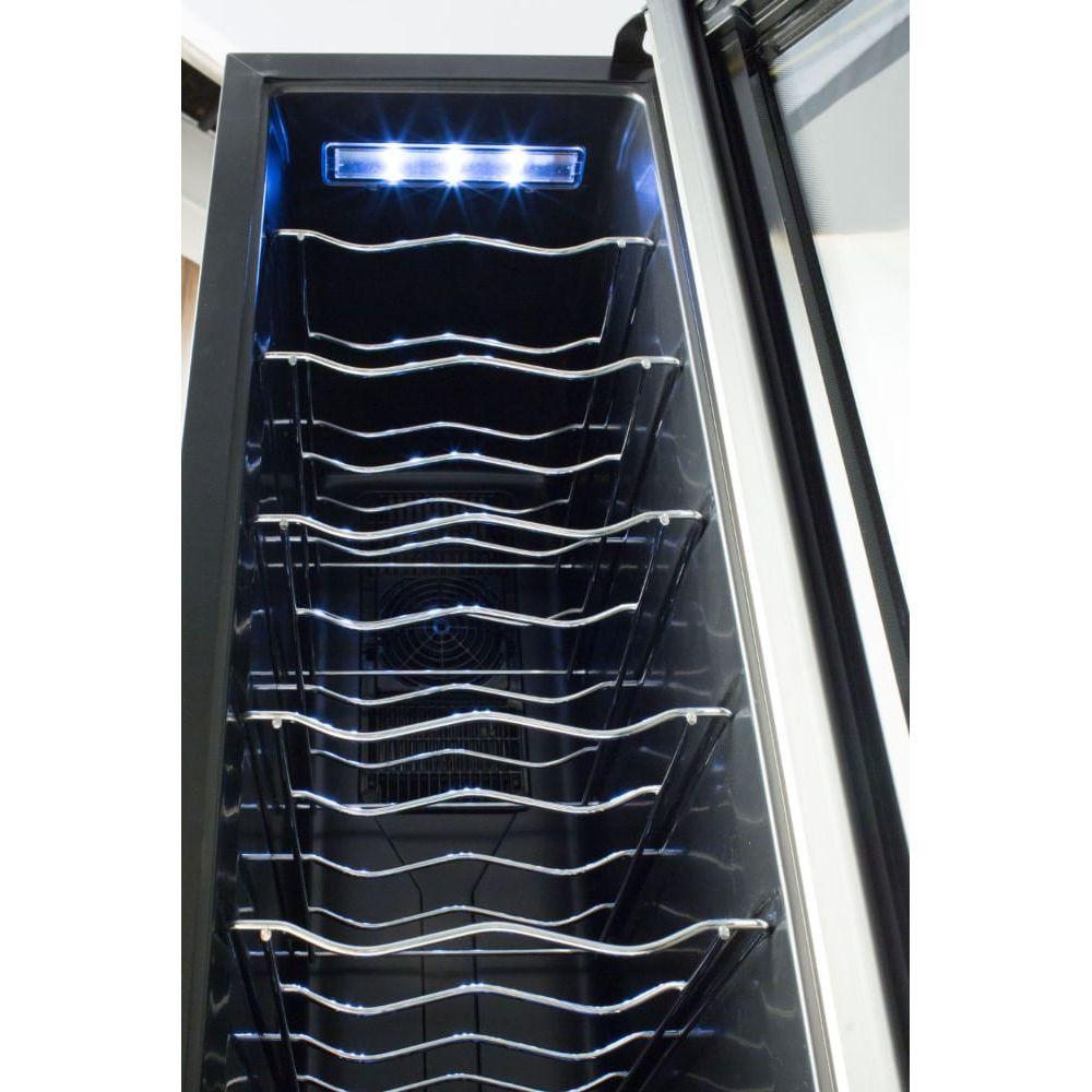 Adega de Vinho Climatizada Electrolux 8 garrafas Uma Porta Acabamento em Alumínio (ACB08) - 3