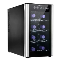 Adega de Vinho Climatizada Electrolux 8 garrafas Uma Porta Acabamento em Alumínio (ACB08) - 1