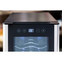 Adega de Vinho Climatizada Electrolux 12 garrafas Uma Porta Acabamento em Alumínio (ACB12) - 9