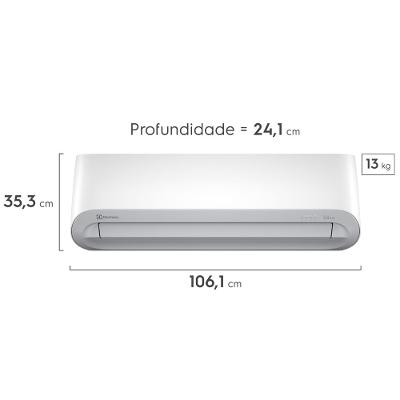 Ar-Condicionado Split Electrolux 18.000 BTUs Color Adapt Quente/Frio (UI18R/UE18R)