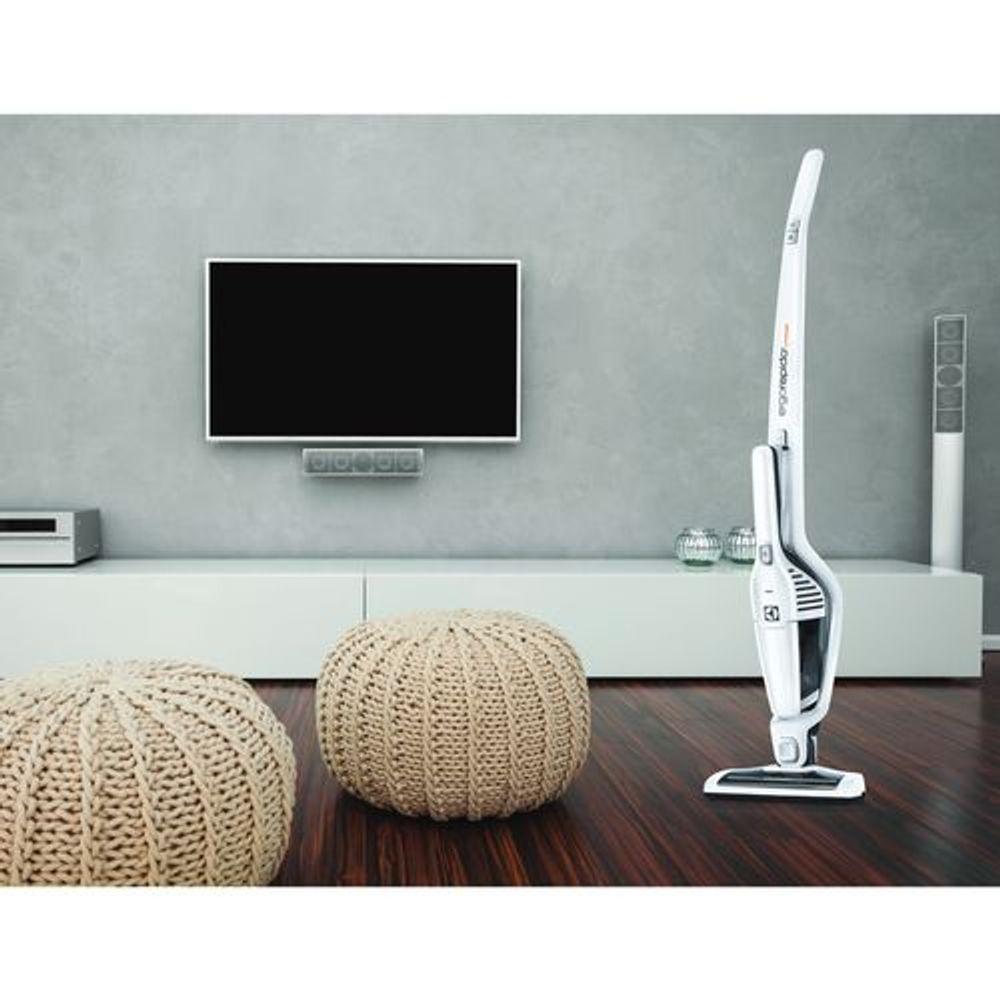 Aspirador de Pó Vertical Sem Fio Electrolux Ergorapido 2 em 1 Cyclone até 21 min Branco (ERG21) - 9