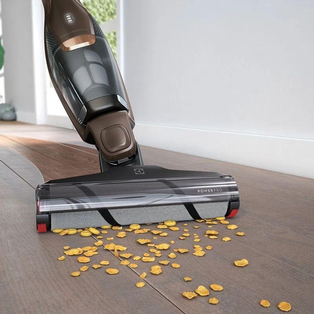 Aspirador de Pó Vertical Sem Fio Electrolux Ergorapido 2 em 1 Pisos Frios até 45 min Bronze (ERG27) - 10