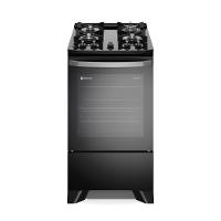 Fogão 4 bocas Electrolux Preto Efficient Mesa de Vidro, PerfectCook e Tripla Chama (FE4GP) - 1