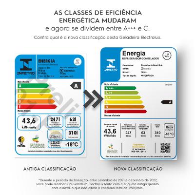 Geladeira Electrolux Frost Free 310L Duplex Cor Inox (TF39S)