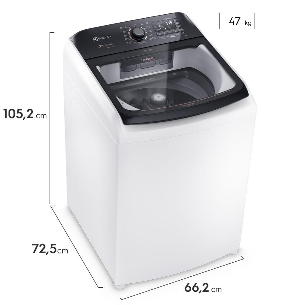 Máquina de Lavar 17kg Electrolux Perfect Care com Vapor e Jatos Poderosos (LEV17) - 3