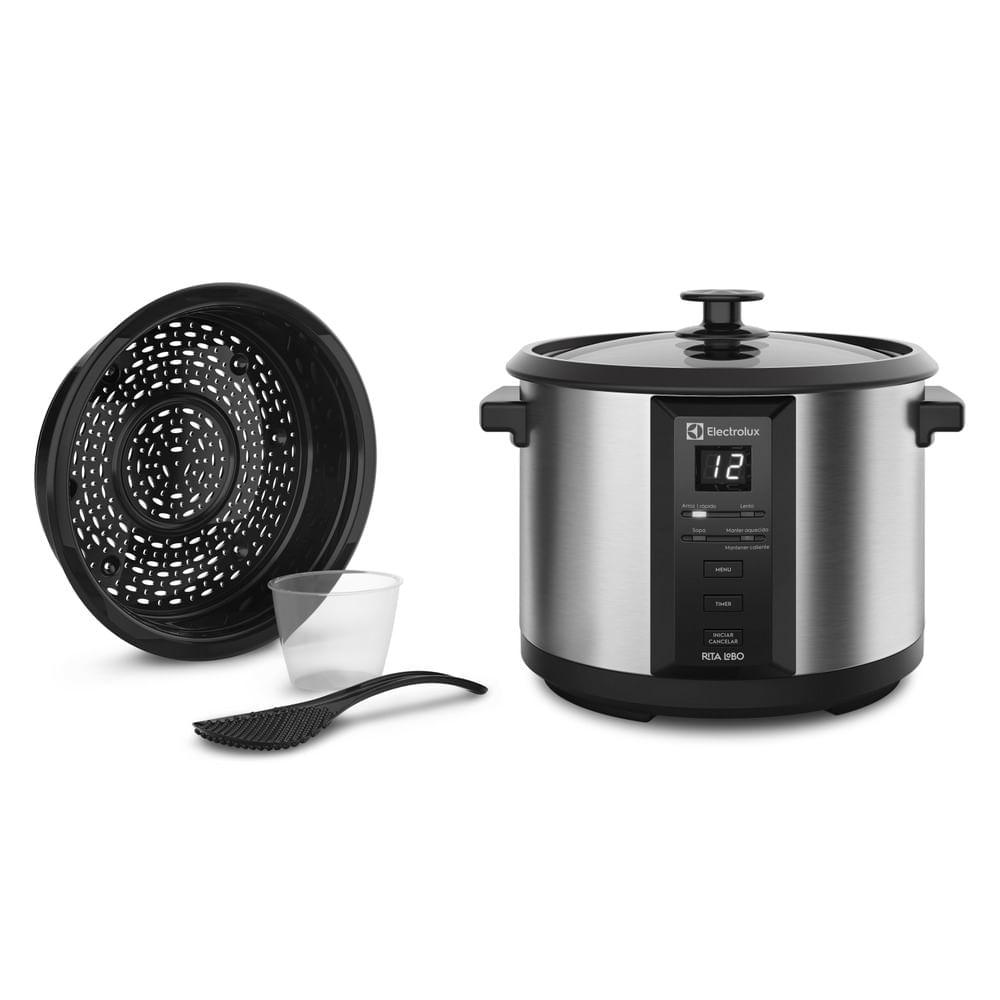 Panela Elétrica Electrolux por Rita Lobo 1,8L Preta Experience Digital (ECC20) - 4