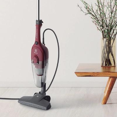 Aspirador de Pó Vertical com Fio Electrolux 1100W 2 em 1 Filtro HEPA Vermelho (STK13)