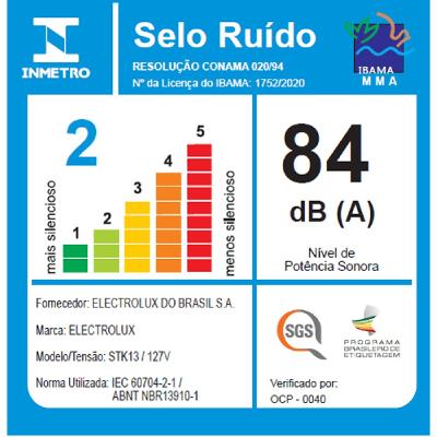 Aspirador de Pó Vertical com Fio Electrolux 1100W 2 em 1 Filtro HEPA Vermelho (STK13)