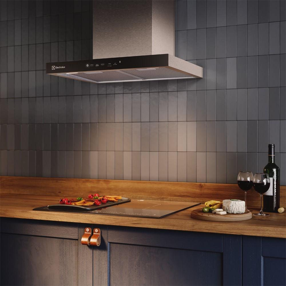 Coifa de Parede Electrolux 60cm Inox Experience com Inteligência Artificial e Alto Poder Sucção (CE6TF) - 7