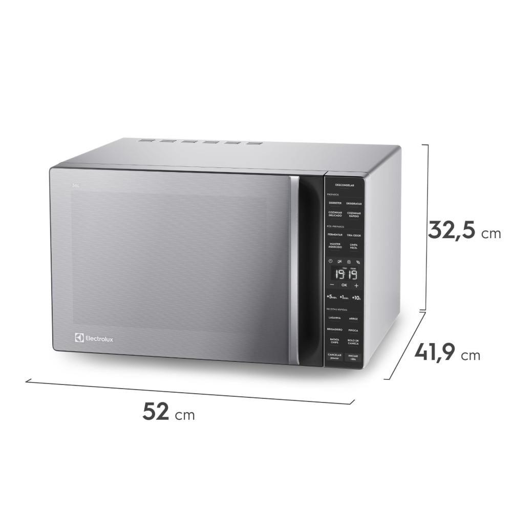 Micro-ondas Electrolux 36L cor Inox Efficient com Descongelamento Assistido (ME36S) - 2