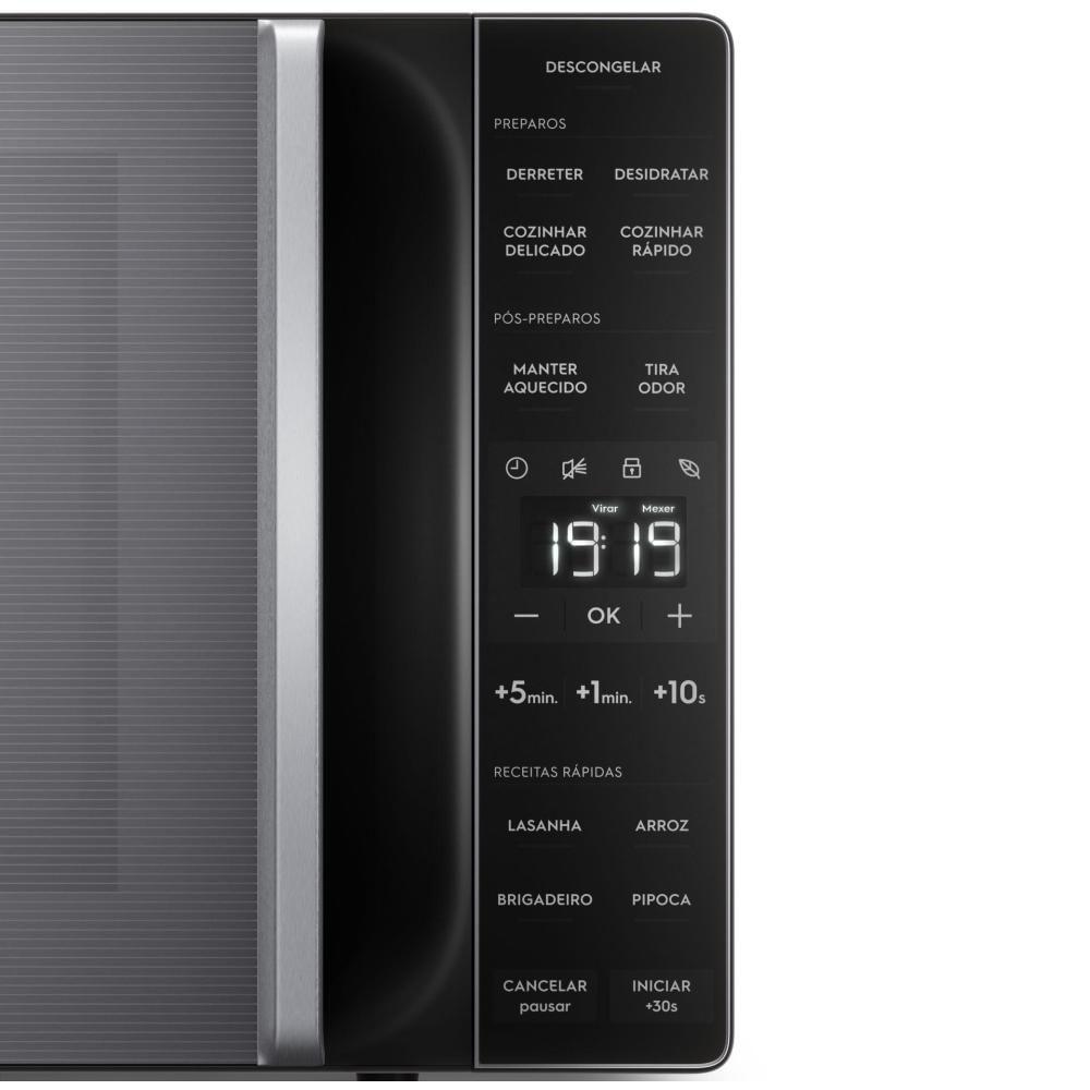 Micro-ondas Electrolux 23L cor Inox Efficient com Descongelamento Assistido (ME23S) - 4