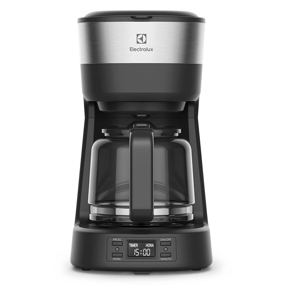 Cafeteira Elétrica Electrolux 30 Xícaras Experience Programável com Timer Cor Inox Preta (ECM25) - 1
