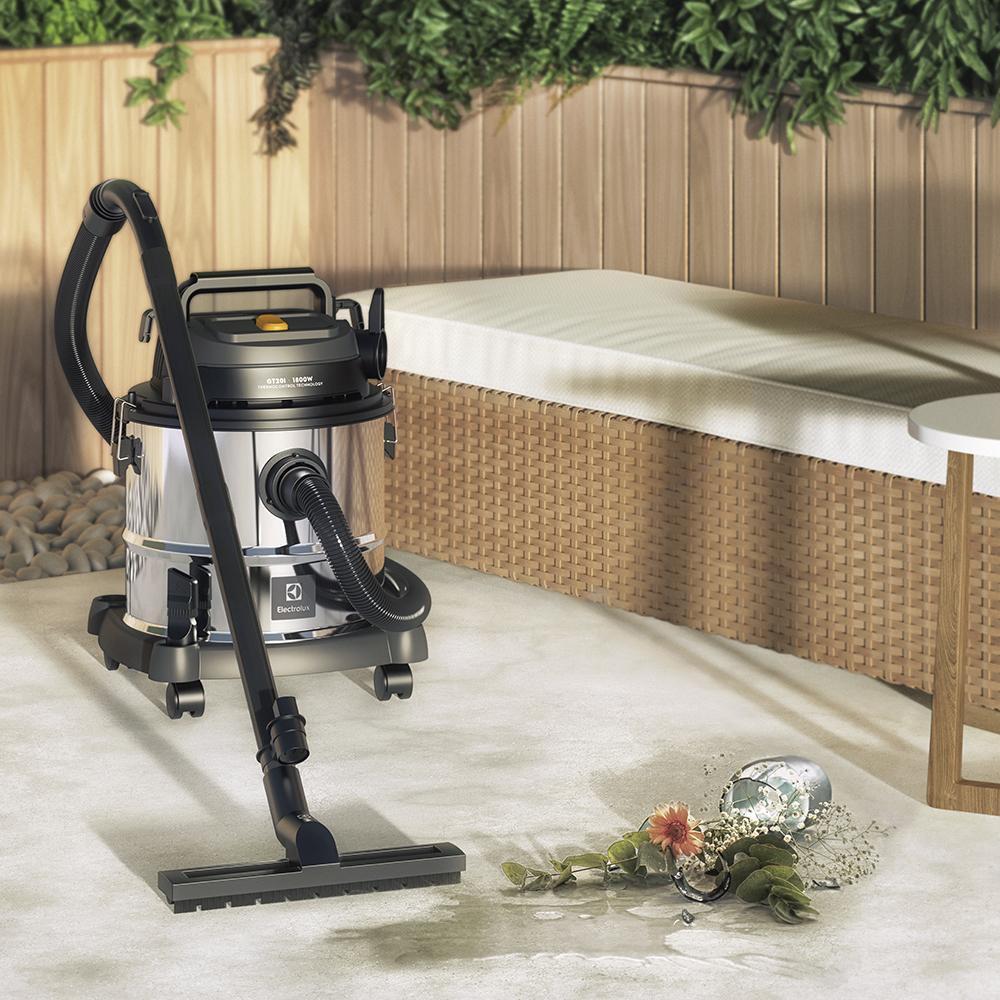 Aspirador de Pó e Água Electrolux 1500W 12L com ThermoControl e Função Sopro Inox (GT12l) - 7