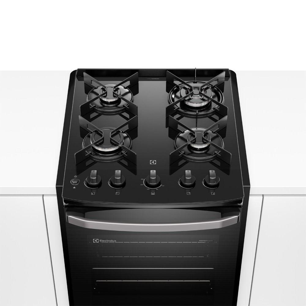 Fogão de Embutir 4 bocas Electrolux Preto Experience Mesa de Vidro e Tripla Chama (FE4BP) - 6