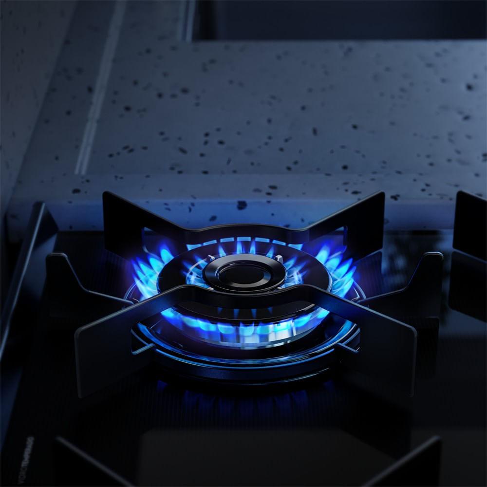 Fogão de Embutir 4 bocas Electrolux Preto Experience Mesa de Vidro e Tripla Chama (FE4BP) - 10