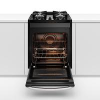 Fogão de Embutir 4 bocas Electrolux Preto Experience Mesa de Vidro e Tripla Chama (FE4BP)