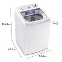 Máquina de Lavar Electrolux 17kg Branca Essential Care com Cesto Inox e Jet&Clean (LED17) - 3
