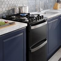 Fogão 4 bocas Electrolux Preto Experience Mesa vidro, 2 Fornos e Tripla Chama (FE4DP) - 9