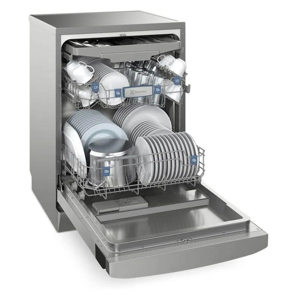 Lava-Louças Electrolux 14 Serviços Inox com Função Higienizar Compras (LL14X) - 8