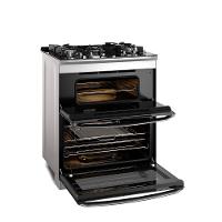 Fogão 5 bocas Electrolux Cinza Expert Função Air Fryer, 2 Fornos, Grill e Timer (FE5AD) - 3