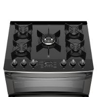 Fogão 5 bocas Electrolux Cinza Expert Função Air Fryer, 2 Fornos, Grill e Timer (FE5AD) - 7