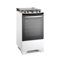 Fogão 4 bocas Electrolux Branco Efficient com Mesa Inox, PerfectCook e VaporBake (FE4IB) - 3