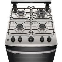 Fogão 4 bocas Electrolux Branco Efficient com Mesa Inox, PerfectCook e VaporBake (FE4IB) - 5