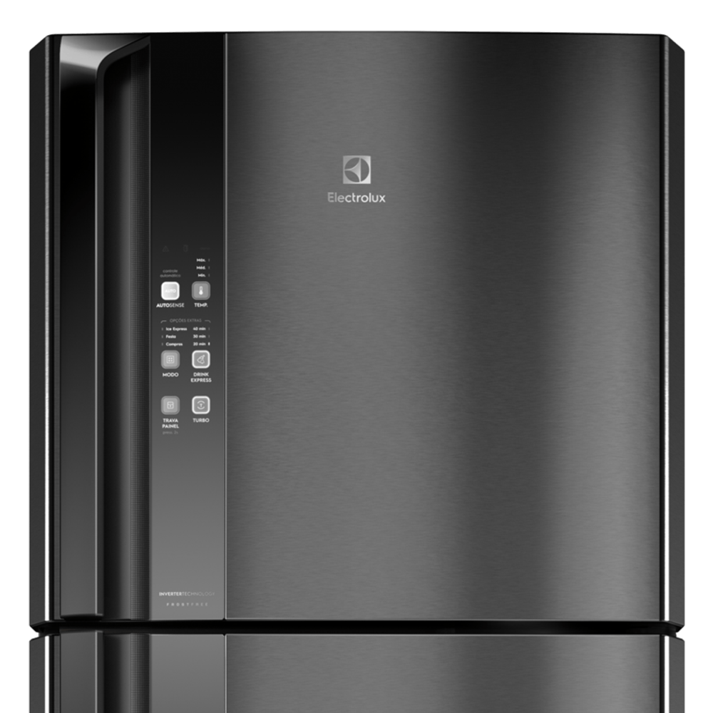 Geladeira Electrolux Frost Free Inverter 431L AutoSense Duplex Cor Black Inox Look (IF55B) - 4