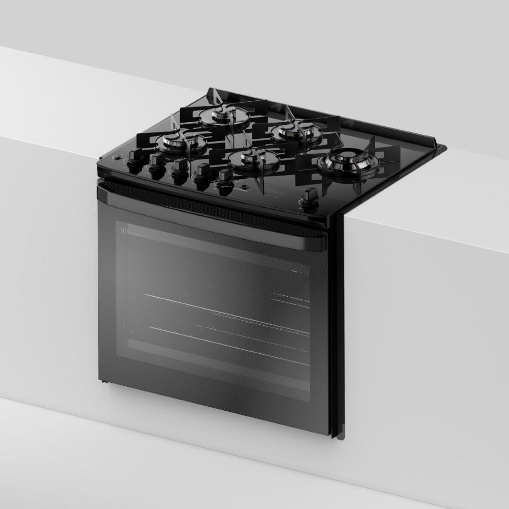 Fogão de Embutir 5 bocas Electrolux Preto Experience Mesa Vidro e Tripla Chama (FE5EP) - 6