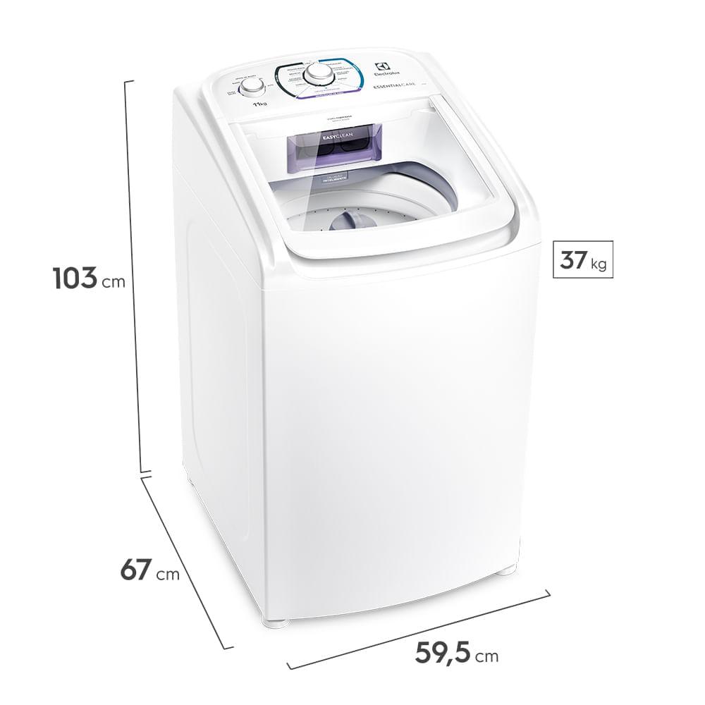 Máquina de Lavar Electrolux 11kg Branca Essential Care com Easy Clean e Filtro Fiapos (LES11) - 3